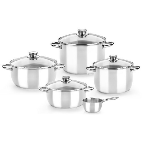 BATERIA CALDEROS MONIX OPTIMA 5 PIEZAS TAPAS CRIST